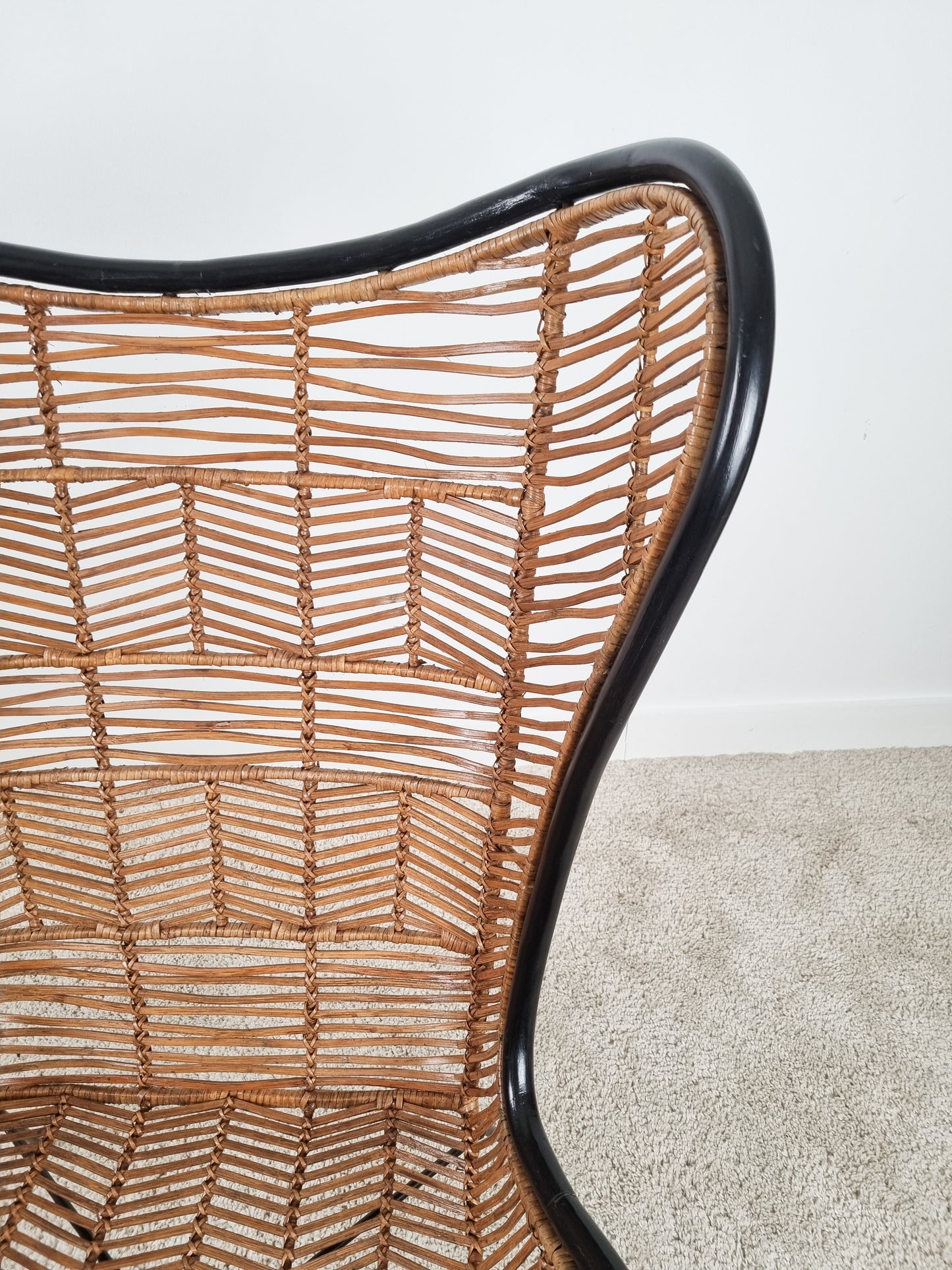Grand Fauteuil en rotin
