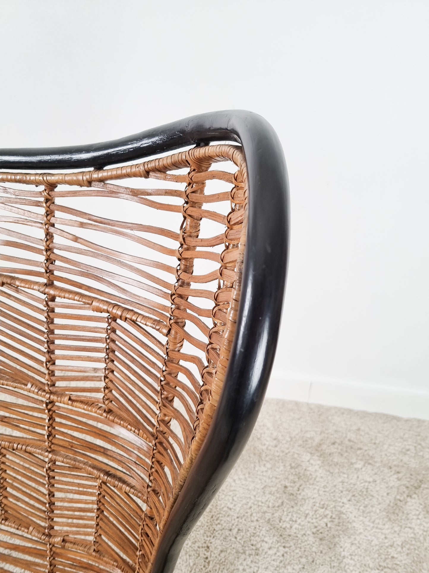 Grand Fauteuil en rotin