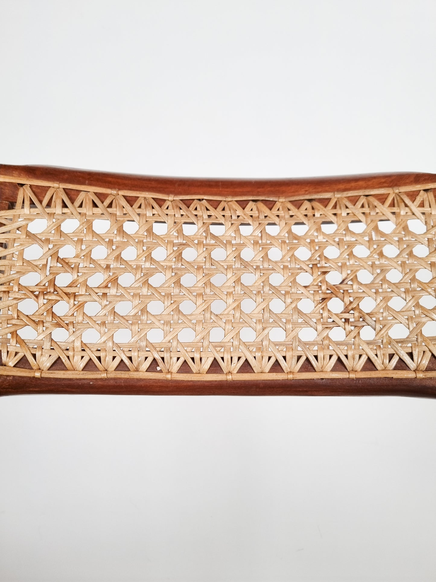 Ensemble de 2 chaises pliantes cannées