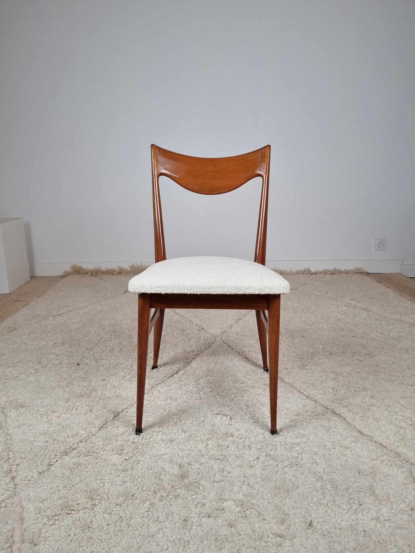 Ensemble de 6 chaises scandinaves vintage