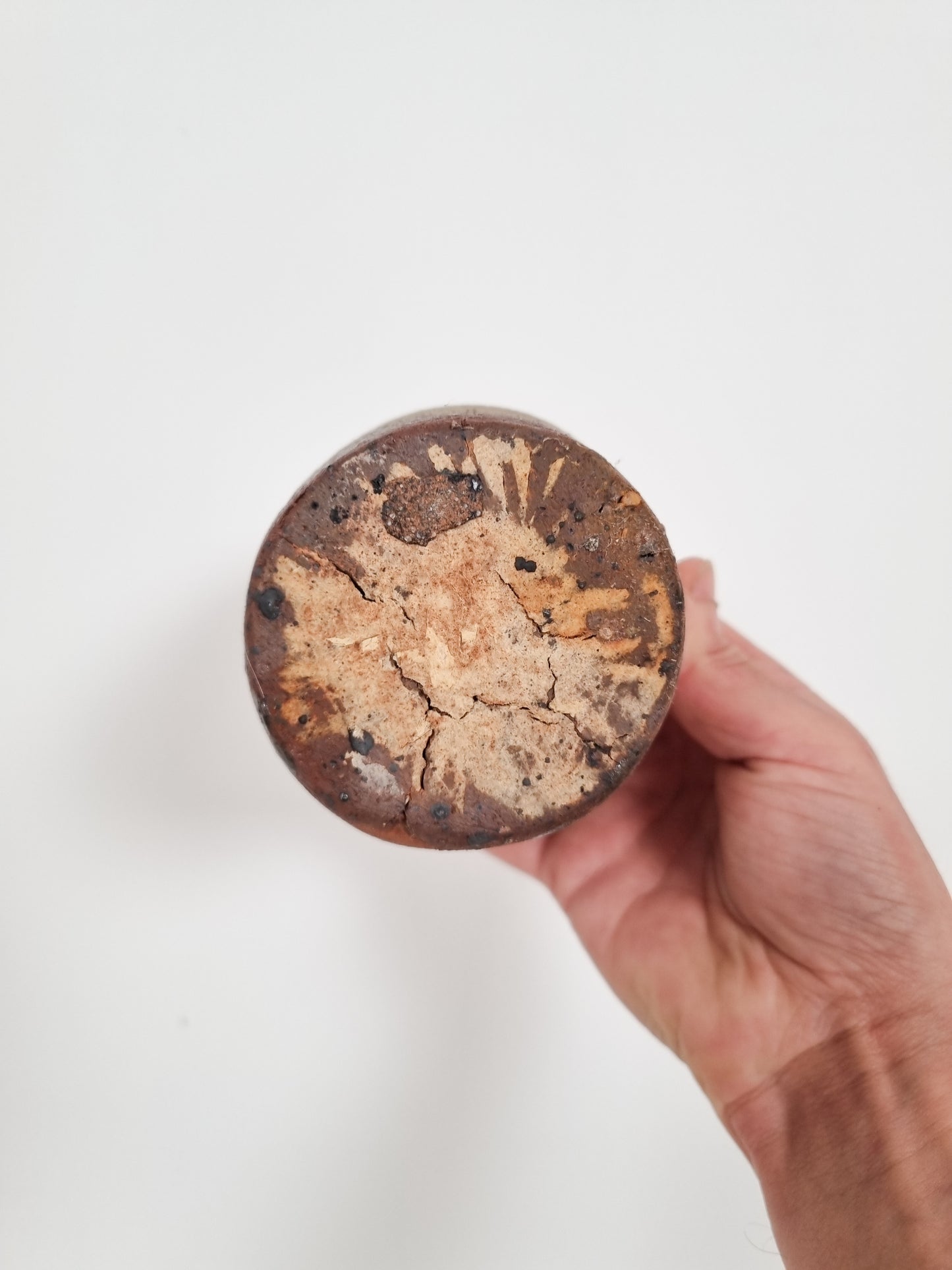 Vase brutaliste en grès