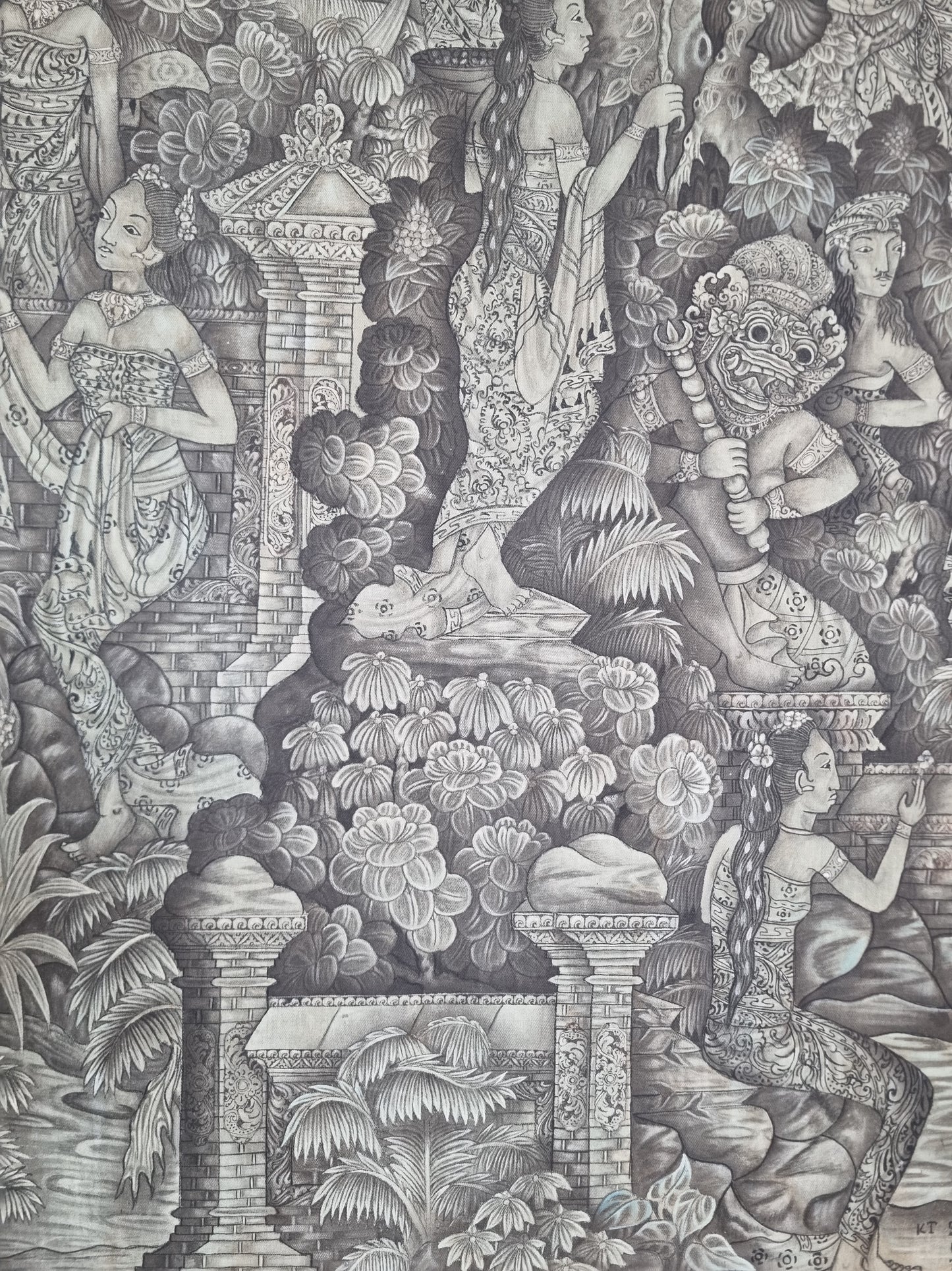 Tableau d' "Art Batuan"