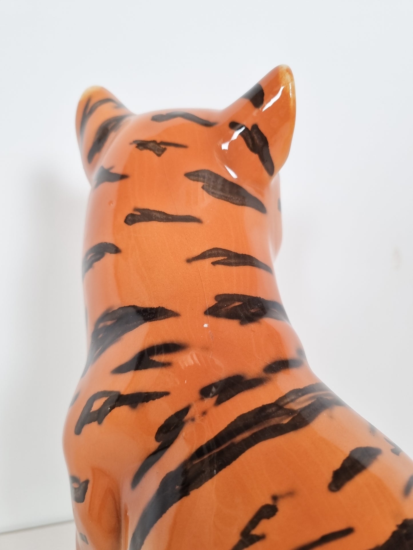 Tigre en céramique vintage