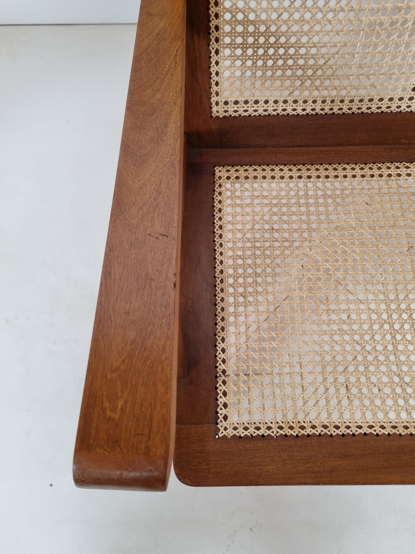 Fauteuil canné du Comptoir Français à Brazzaville. 1950