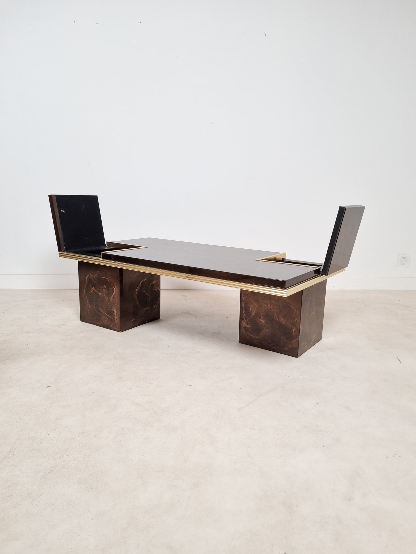 Table basse bar vintage