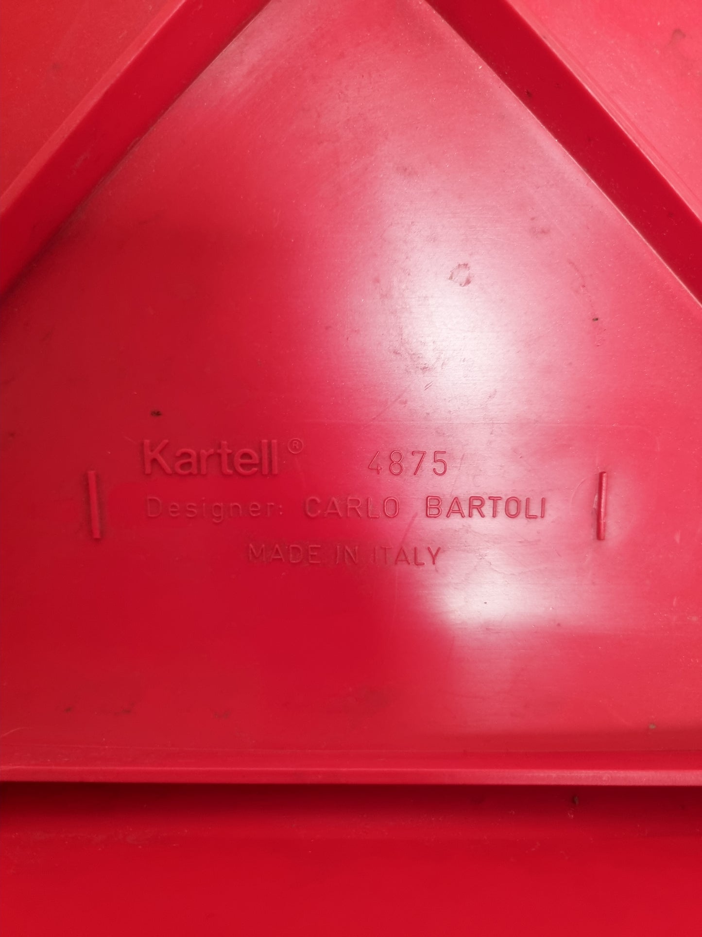 Chaise 4875 par Carlo Bartoli pour Kartell