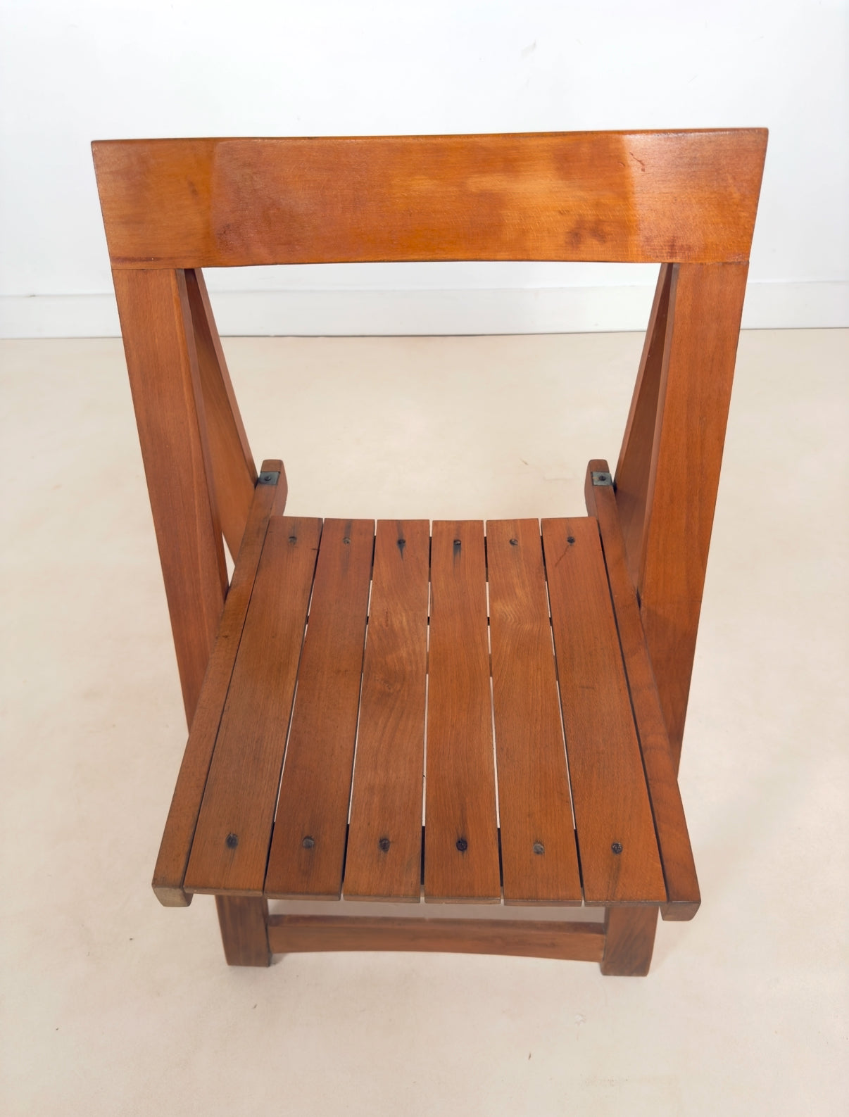 Chaise pliante vintage attribuée à Aldo Jacober