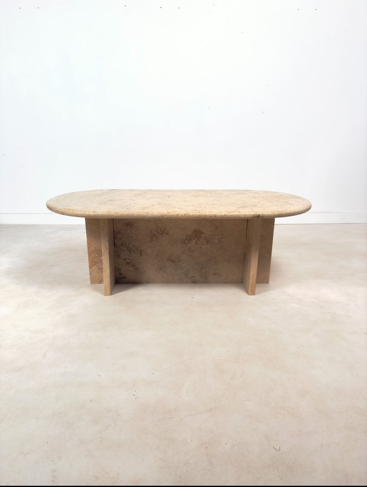 Table basse en travertin