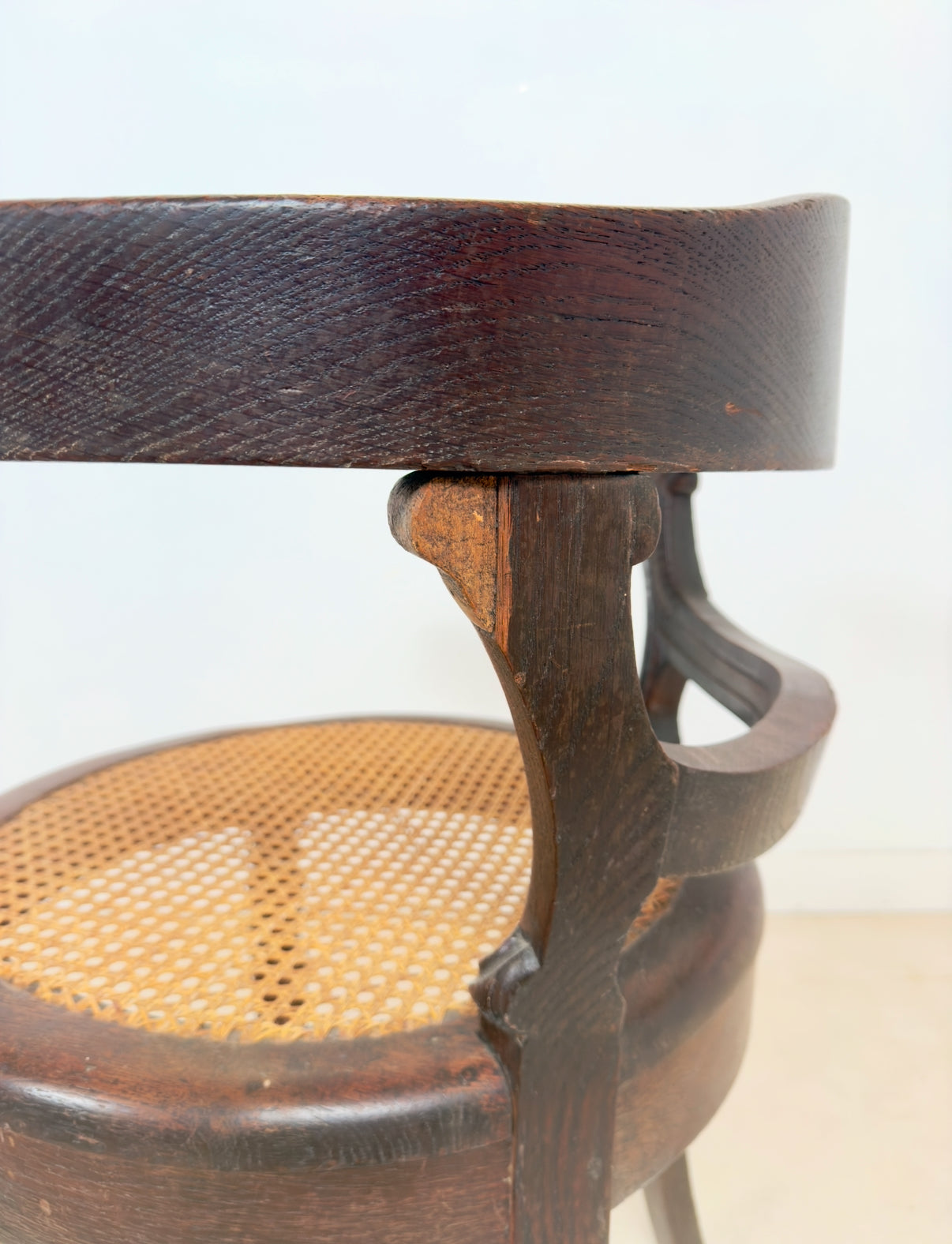 Fauteuil canné Louis Philippe