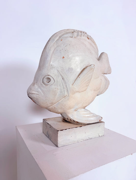 Sculpture « art déco » en plâtre par Édouard Guy Comte Du Passage