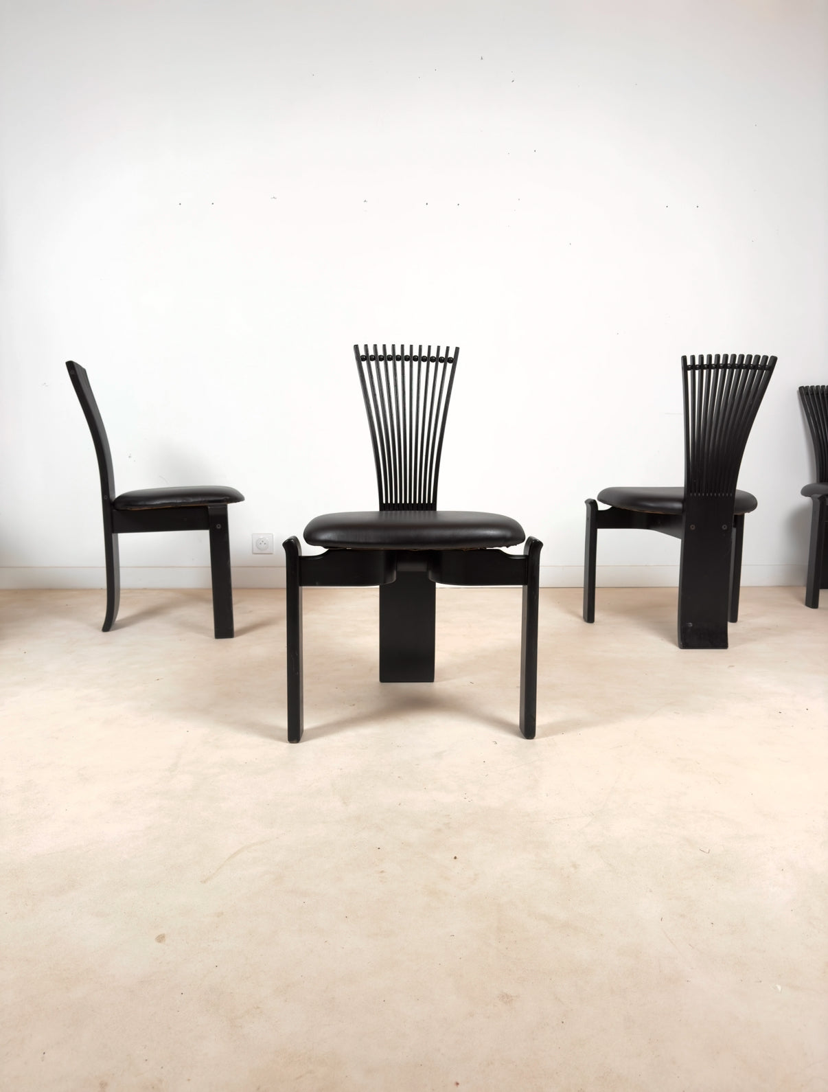 Ensemble de 4 chaises « Totem » par Torstein Nilsen