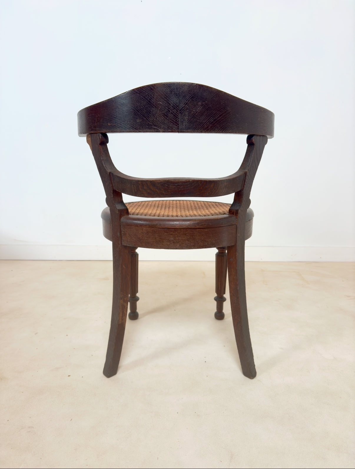 Fauteuil canné Louis Philippe