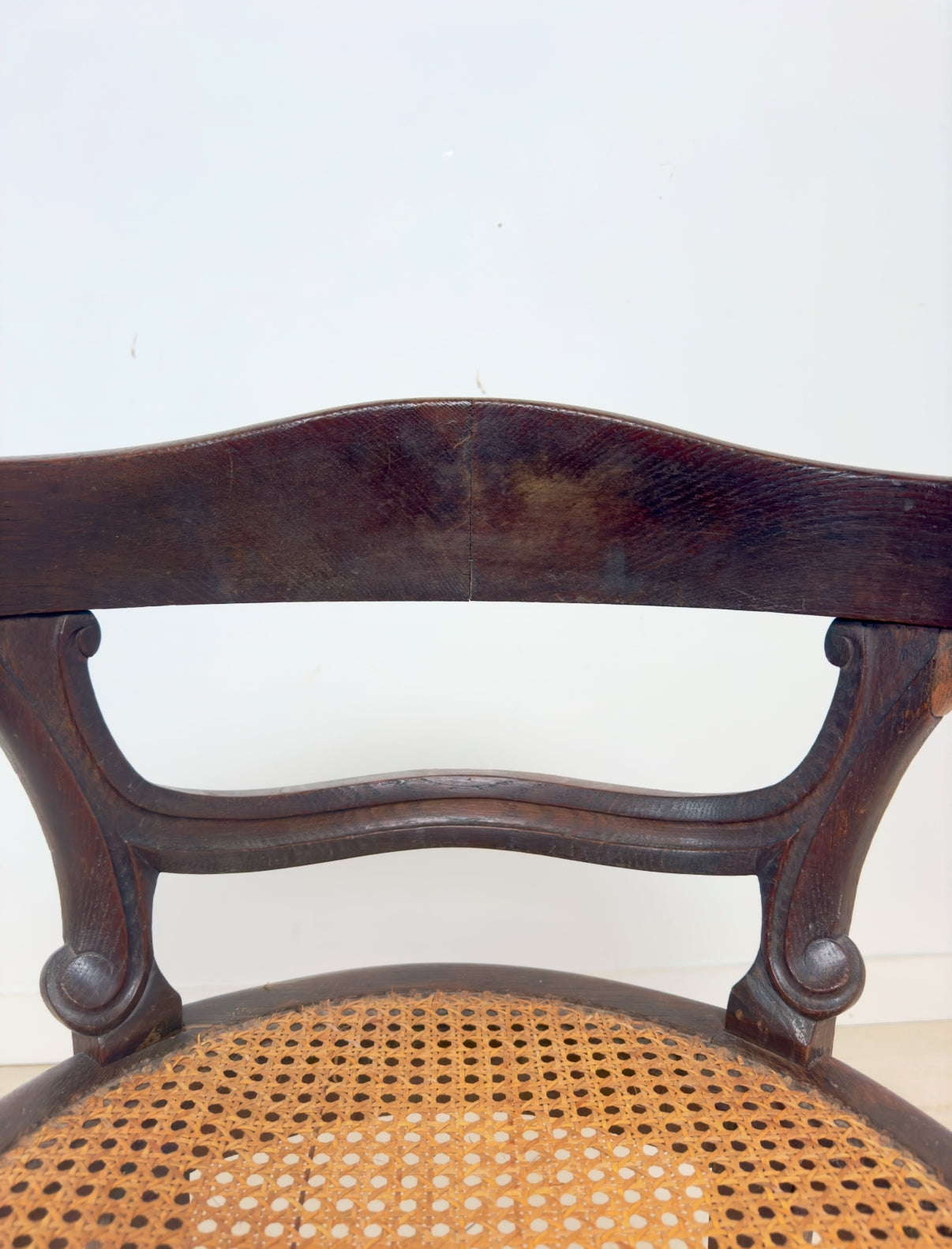 Fauteuil canné Louis Philippe