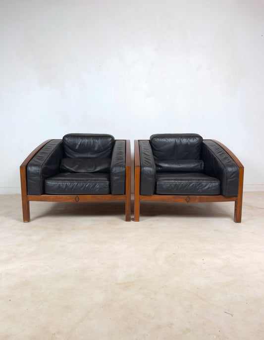 Fauteuil (2 disponibles) dans le goût de Tobia Scarpa