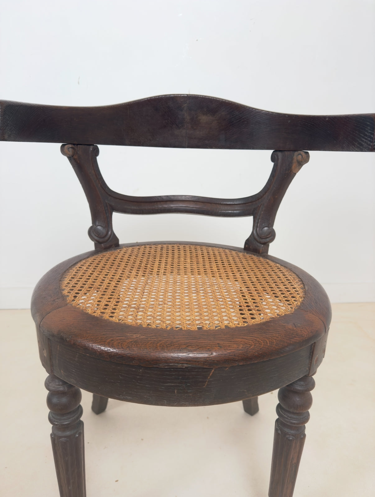 Fauteuil canné Louis Philippe