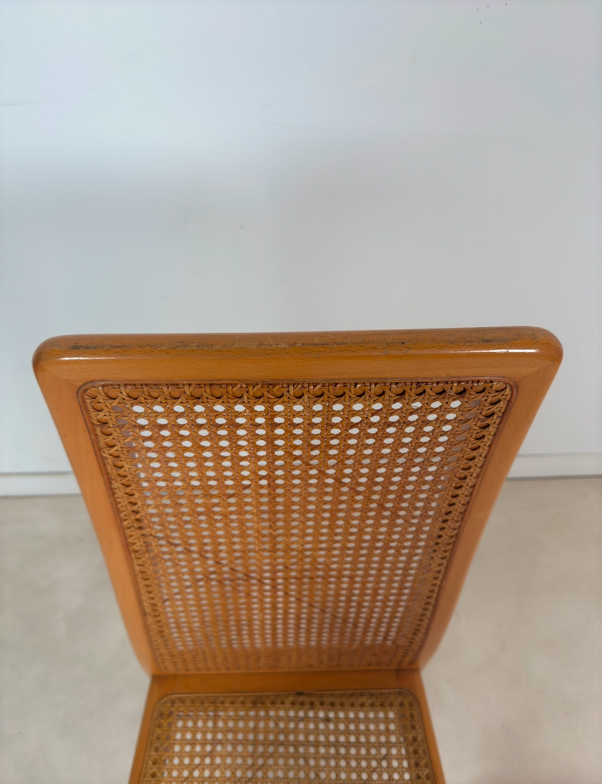 Ensemble de 6 chaises cannées italiennes