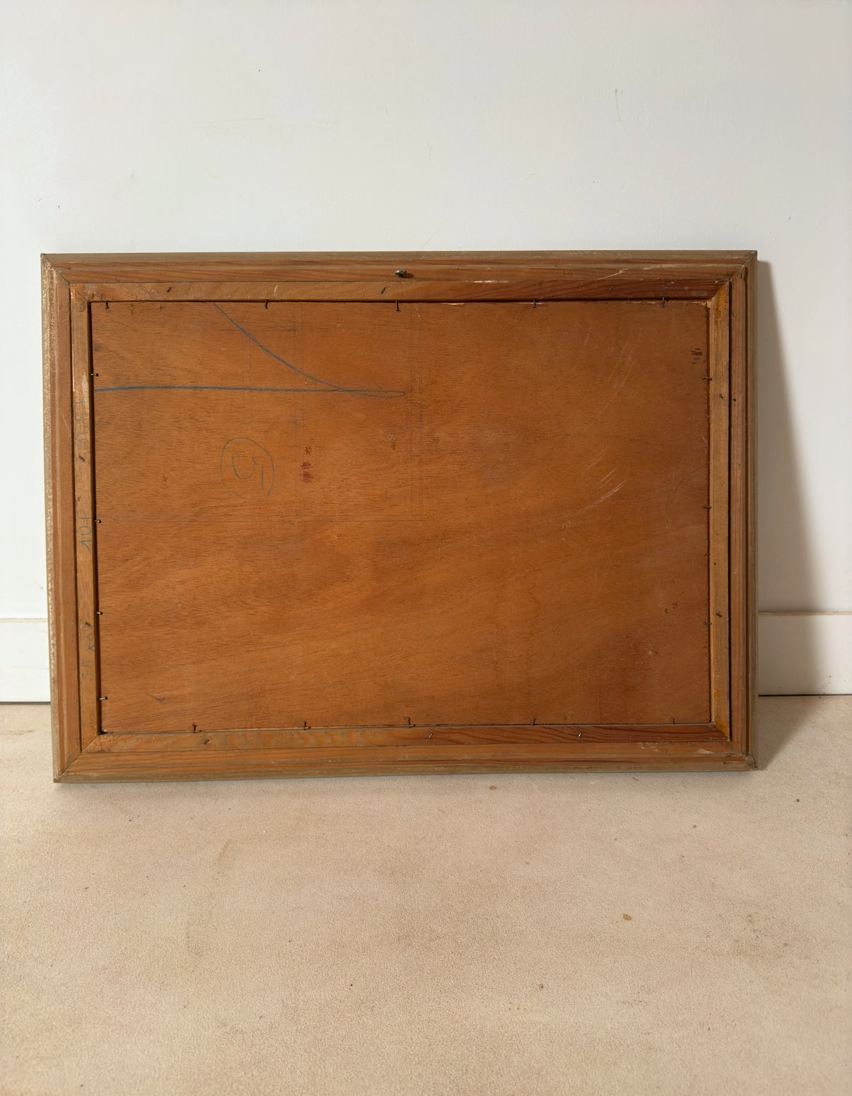 Tableau en bois gravé par Paul Hervieu