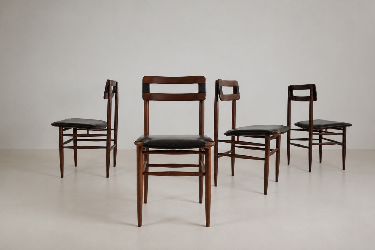Ensemble de 4 chaises scandinaves