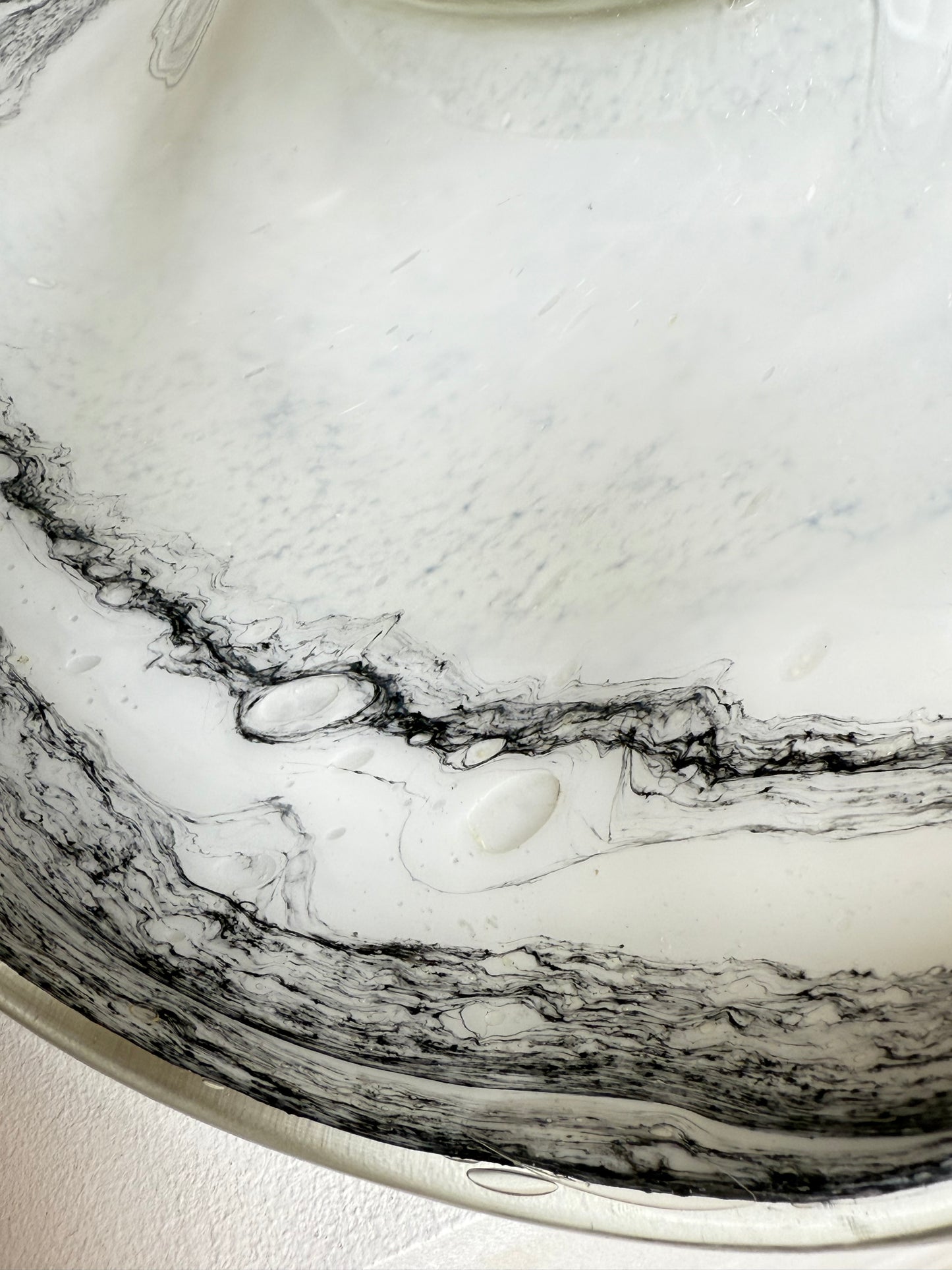 Grande coupe assiette en verre de Murano