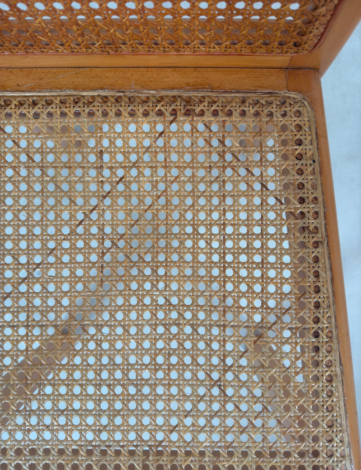 Ensemble de 6 chaises cannées italiennes