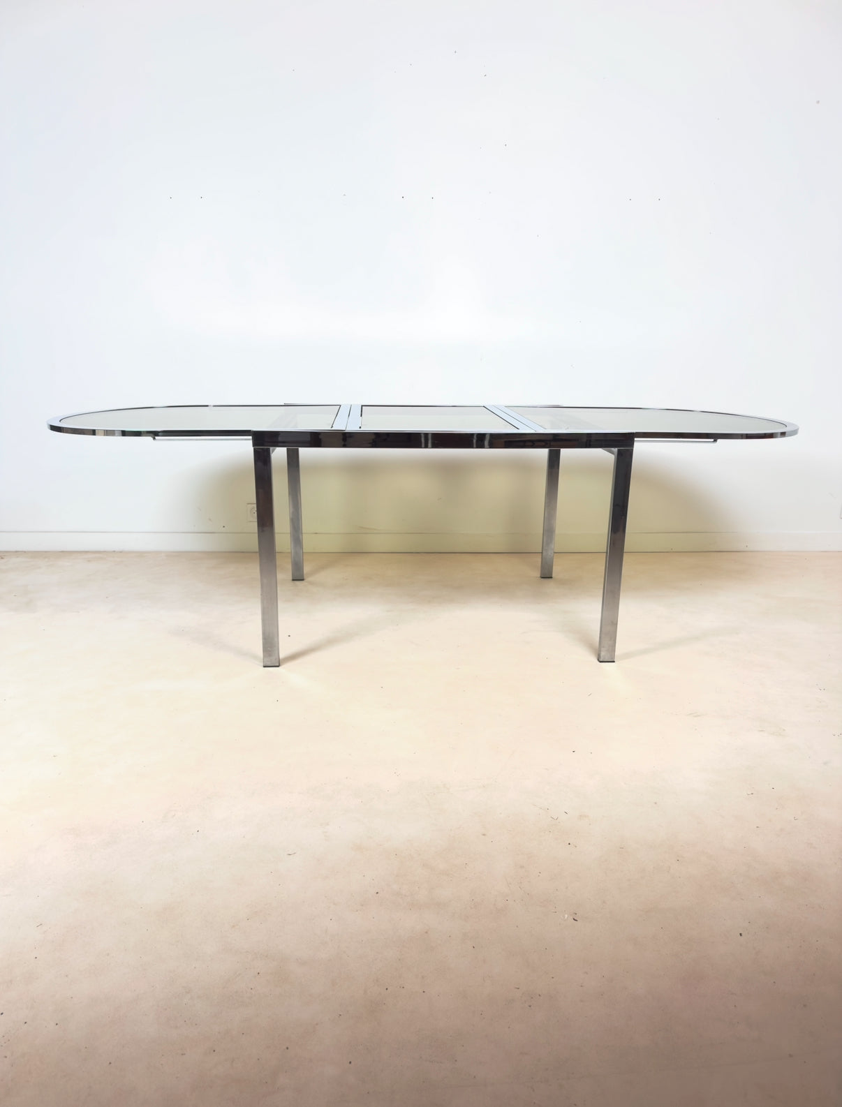 Table à rallonges extensibles attribuée à Milo Baughman