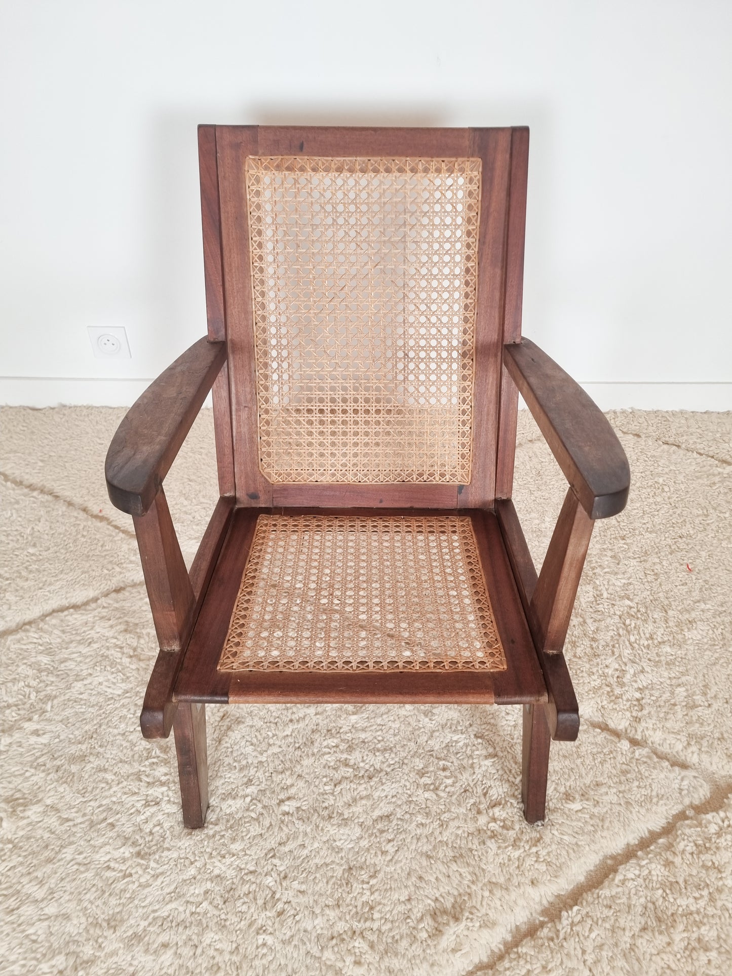 Fauteuil colonial vintage