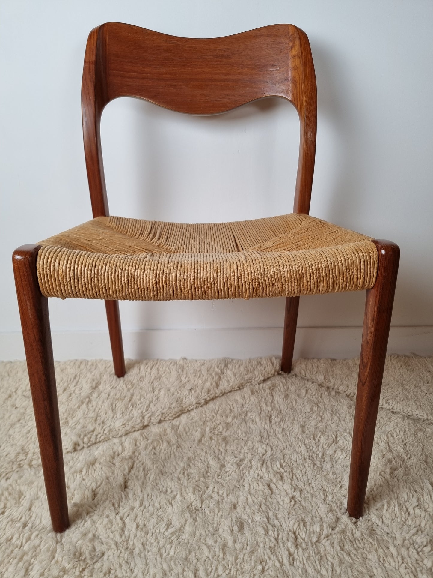 Ensemble de 4 chaises modèle 71 par Niels Otto Møller