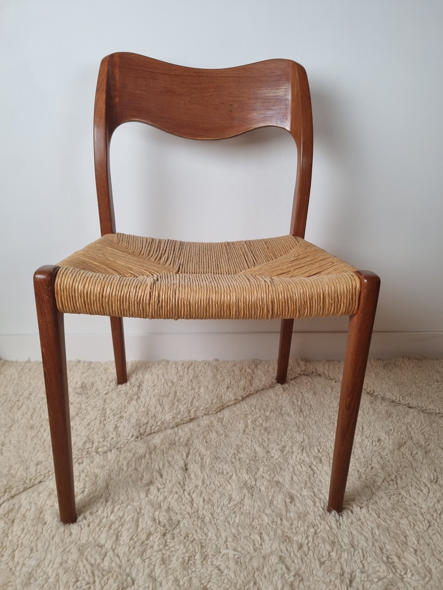 Ensemble de 4 chaises modèle 71 par Niels Otto Møller
