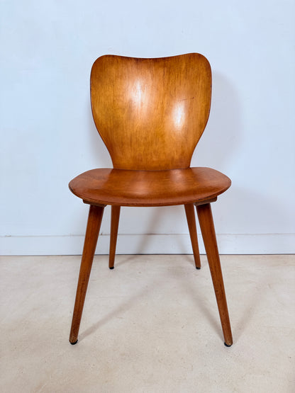 Ensemble de 4 chaises attribuées à Max Bill