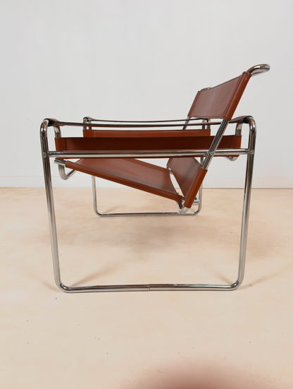 Fauteuil Wassily B3 par Marcel Breuer
