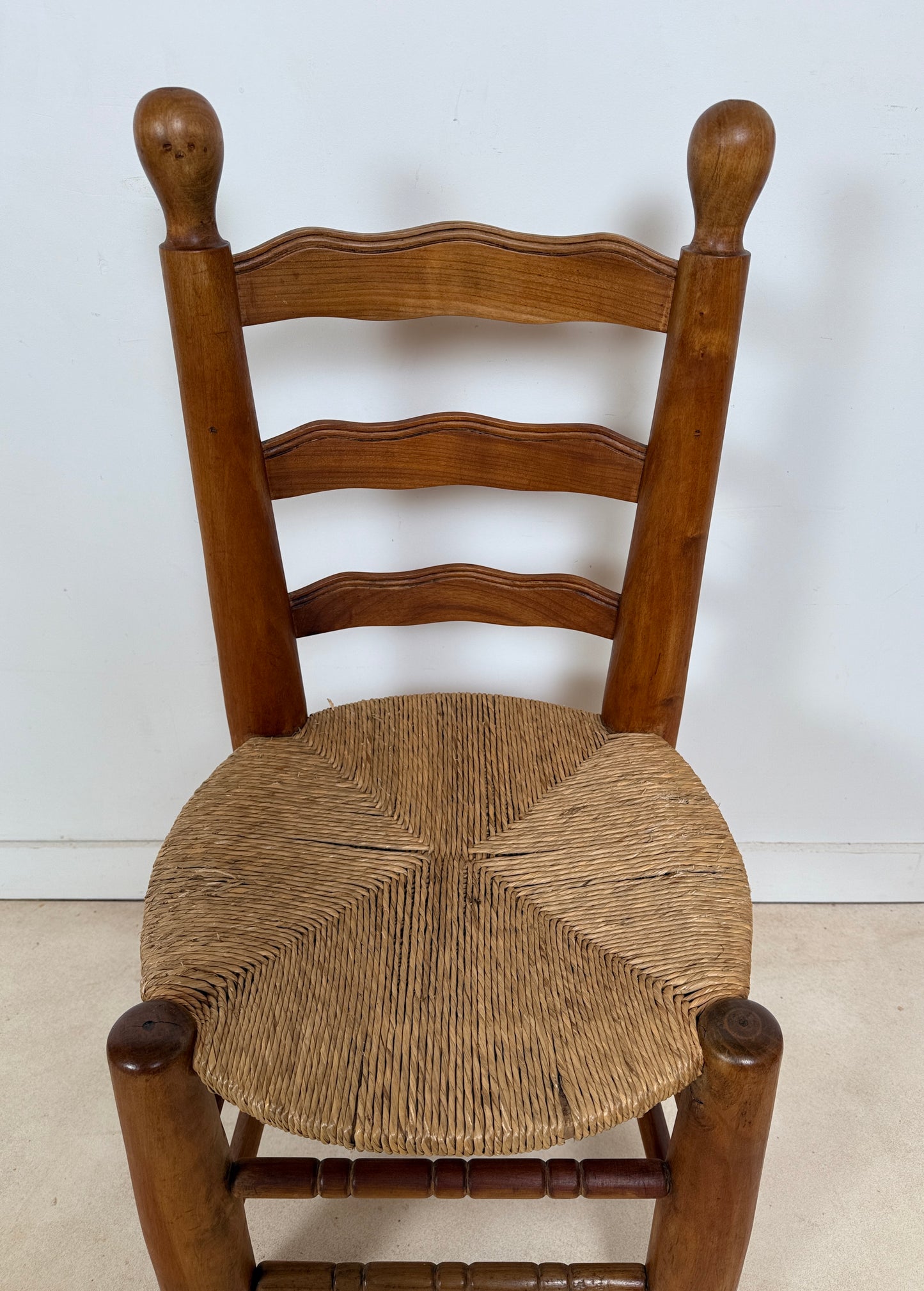 Ensemble de 4 chaises brutalistes