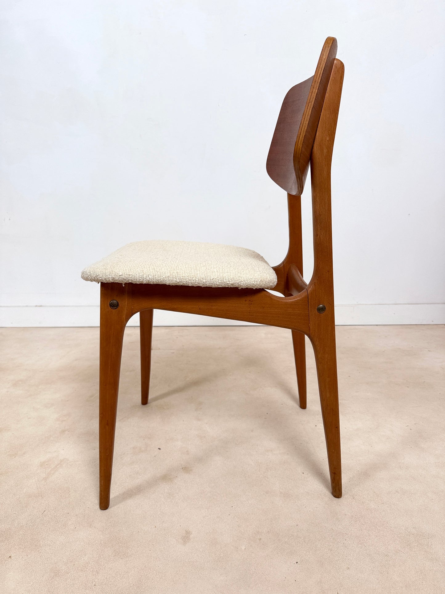 Ensemble de 4 chaises des années 60