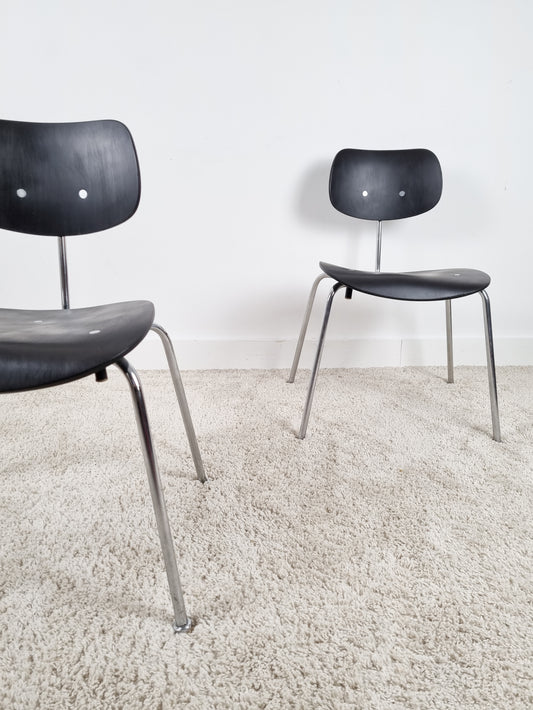 Ensemble de 2 chaises SE68 par Egon Eiermann