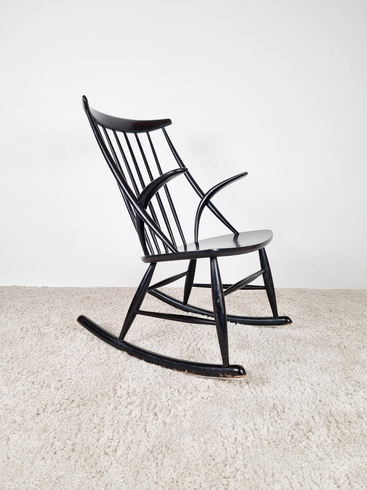 Rocking chair IW3 par Illum Wikkelsø