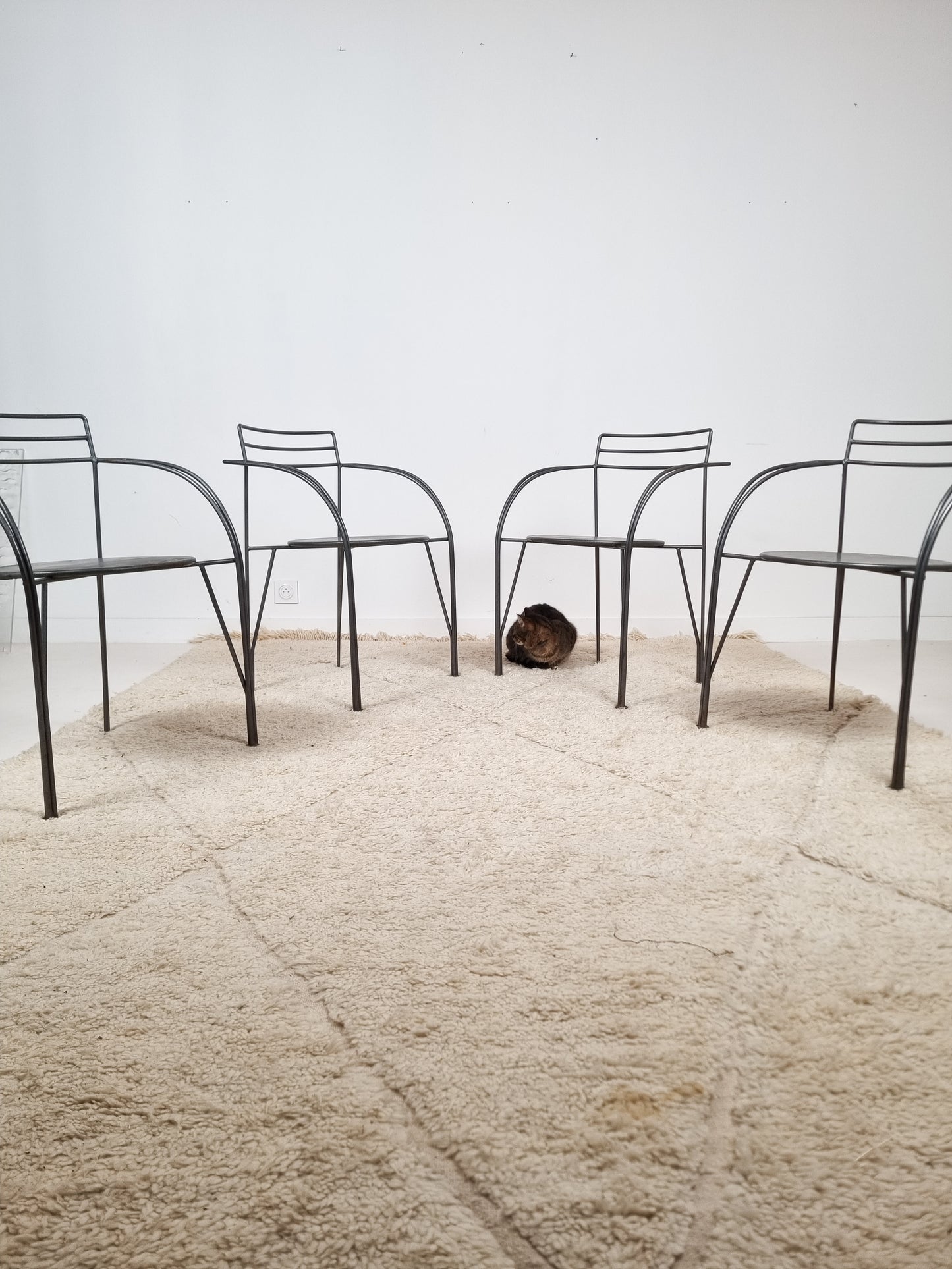 Ensemble de 4 fauteuils par Pascal Mourgue pour Fermob