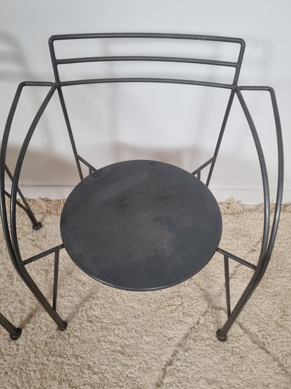 Ensemble de 4 fauteuils par Pascal Mourgue pour Fermob