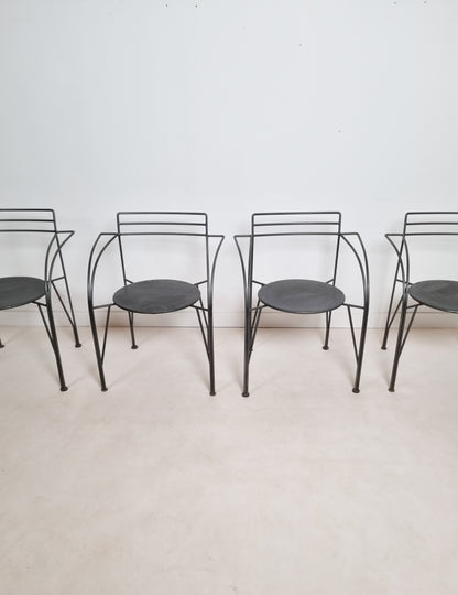 Ensemble de 4 fauteuils par Pascal Mourgue pour Fermob