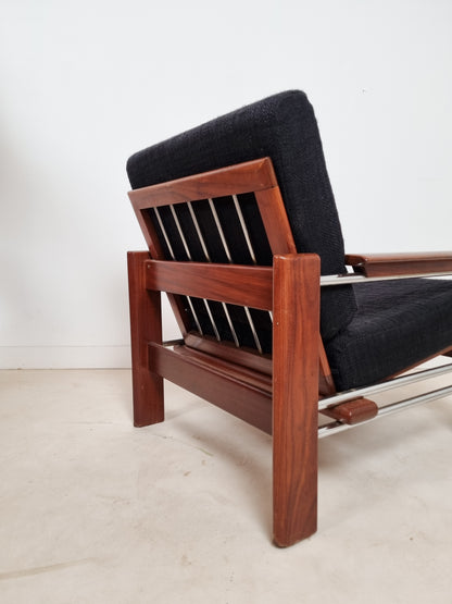 Fauteuil en palissandre de rio par Rob Parry