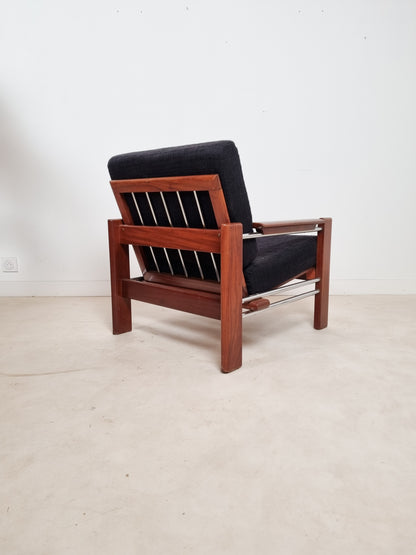 Fauteuil en palissandre de rio par Rob Parry