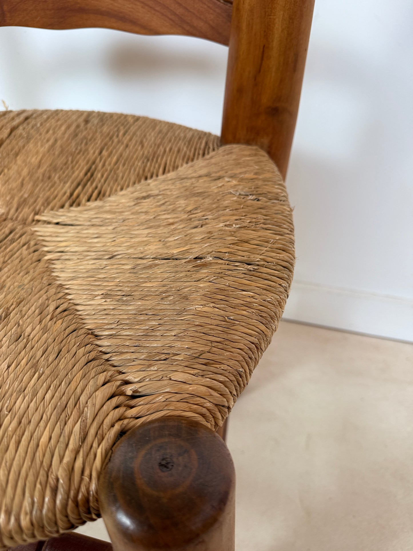 Ensemble de 4 chaises brutalistes