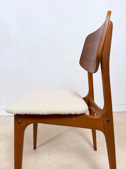 Ensemble de 4 chaises des années 60