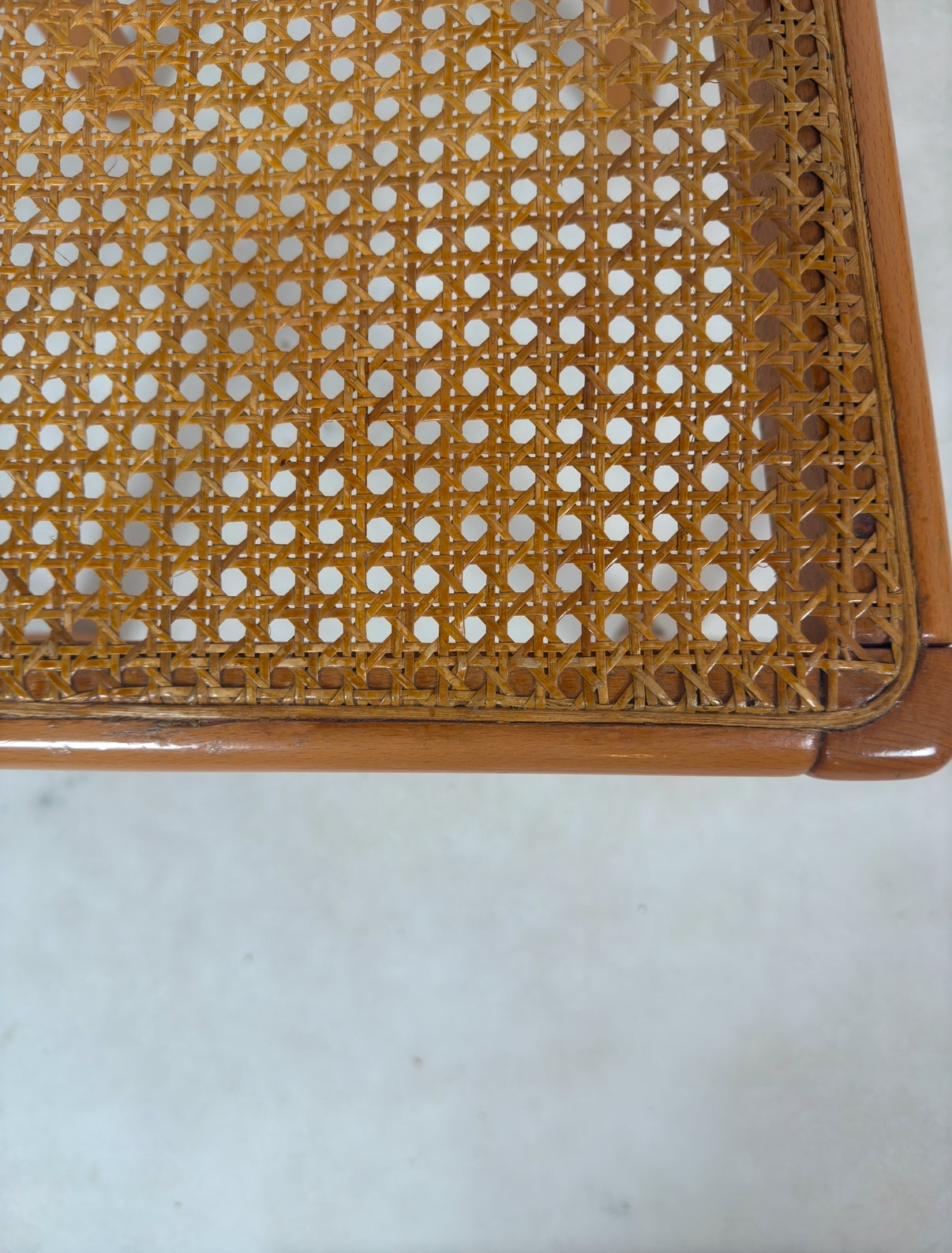 Ensemble de 6 chaises cannées italiennes