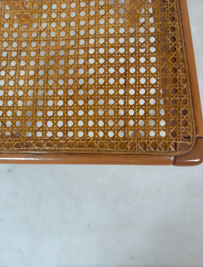 Ensemble de 6 chaises cannées italiennes
