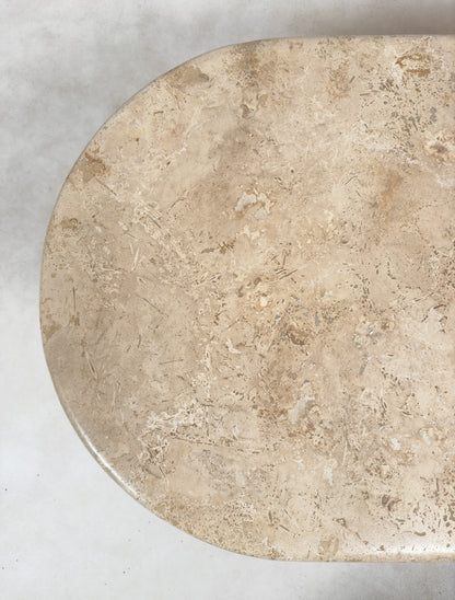 Table basse en travertin