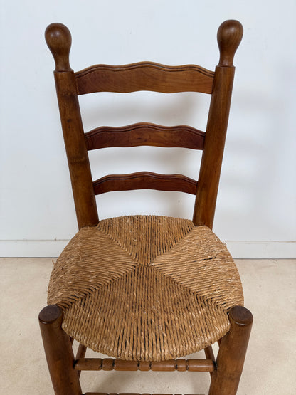 Ensemble de 4 chaises brutalistes