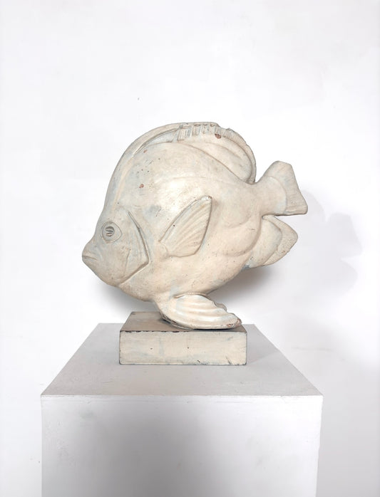 Sculpture « art déco » en plâtre par Édouard Guy Comte Du Passage