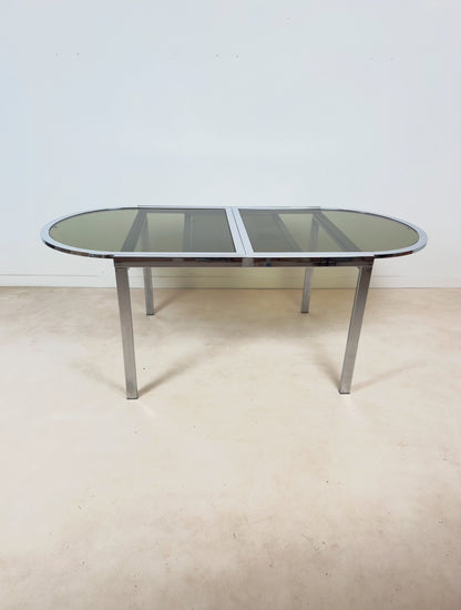 Table à rallonges extensibles attribuée à Milo Baughman