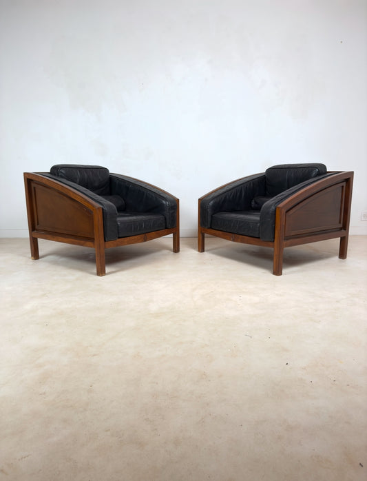 Fauteuil (2 disponibles) dans le goût de Tobia Scarpa