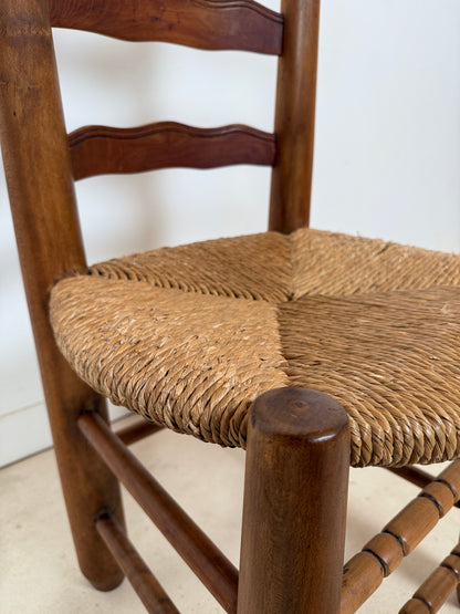 Ensemble de 4 chaises brutalistes