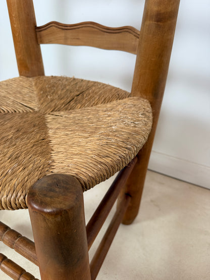Ensemble de 4 chaises brutalistes